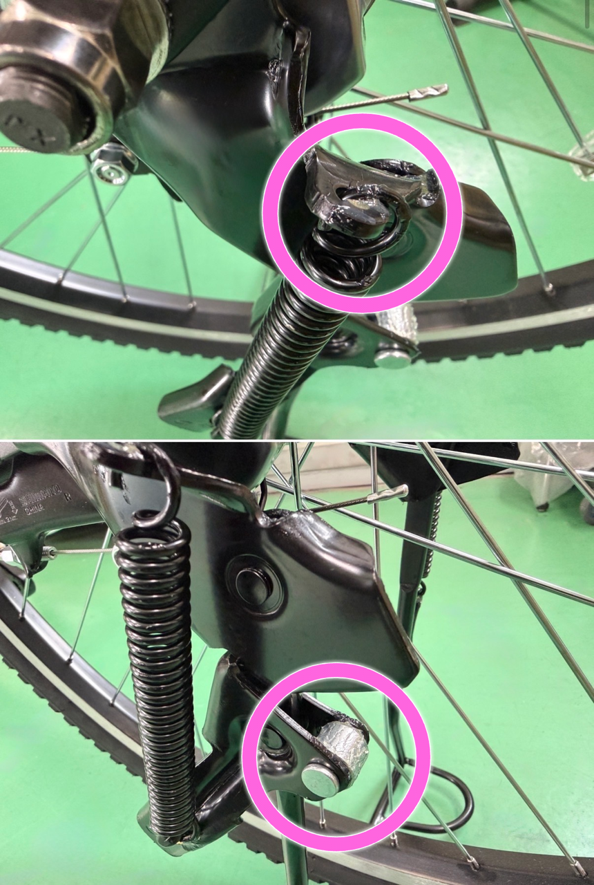新車の自転車にグリスが付いているのは汚れ？スタンドやシートポストの油分は必要です