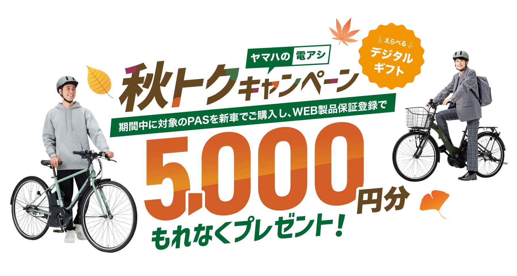 ヤマハの電アシ秋トクキャンペーン【ヤマハ(YAMAHA)】