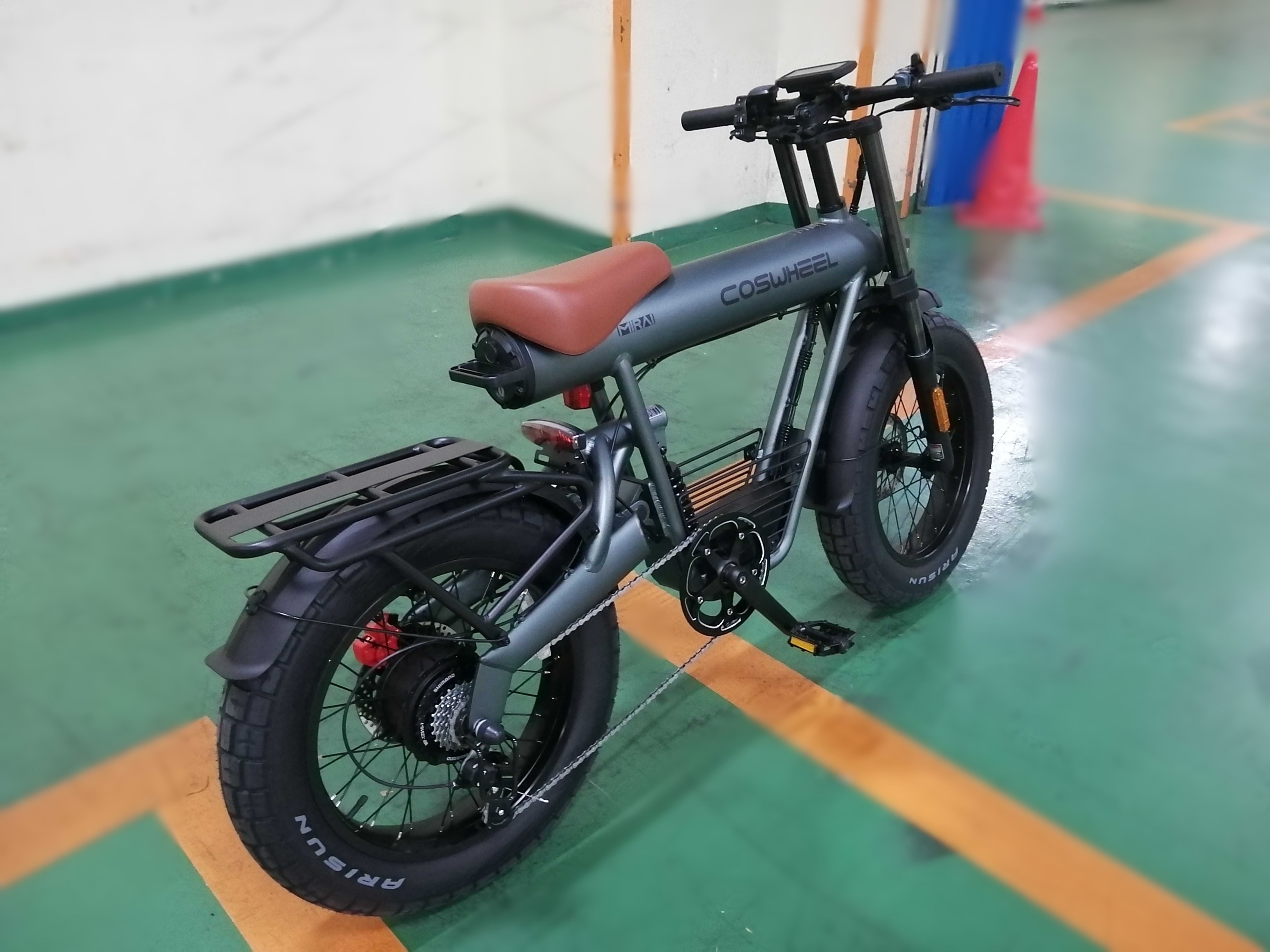 E-bike】電動ファットバイク『COSWHEEL MIRAI COMFORT』の解体新書
